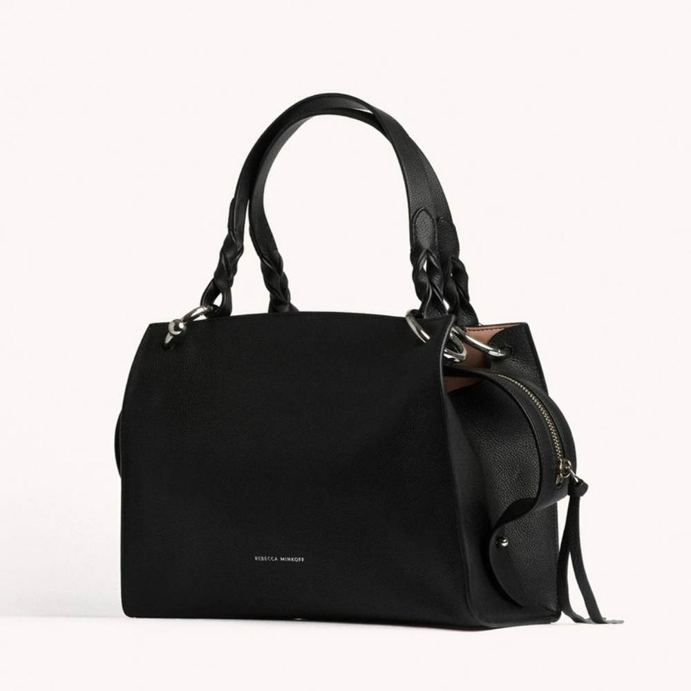 NWT Rebecca Minkoff Kate Soft Satchel - Black